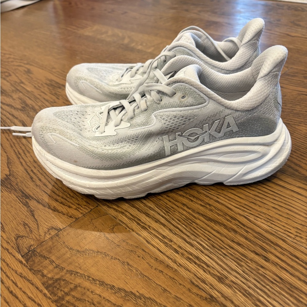 Hoka White Athletic Sneakers womens